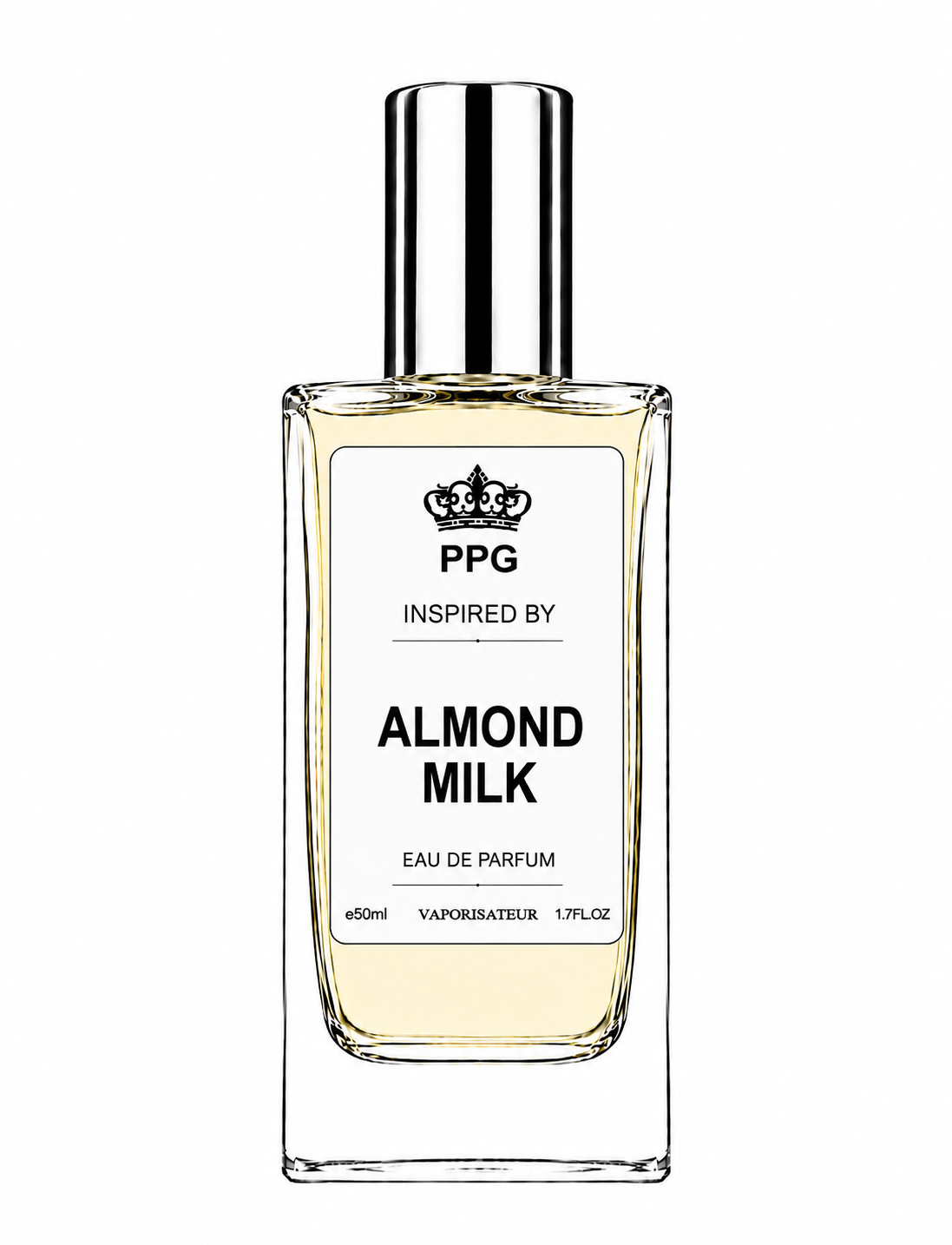 Almond Milk Perfume Spray: Vibrant Crisp Fresh Uplifting Scent, Vegan EDP 50ml