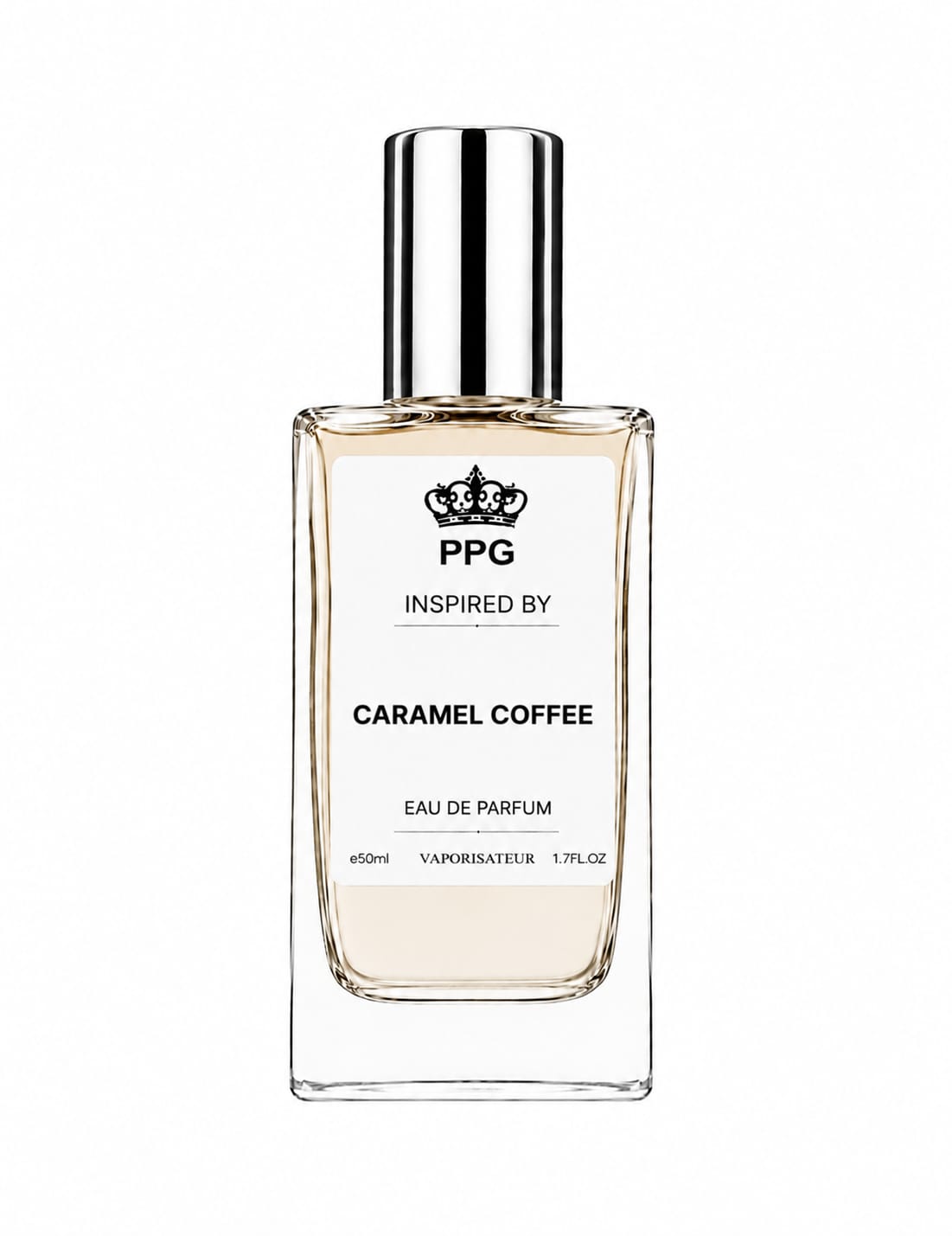 Caramel Coffee Perfume Spray: Rich Sweet Gourmand Scent, Vegan EDP 50ml