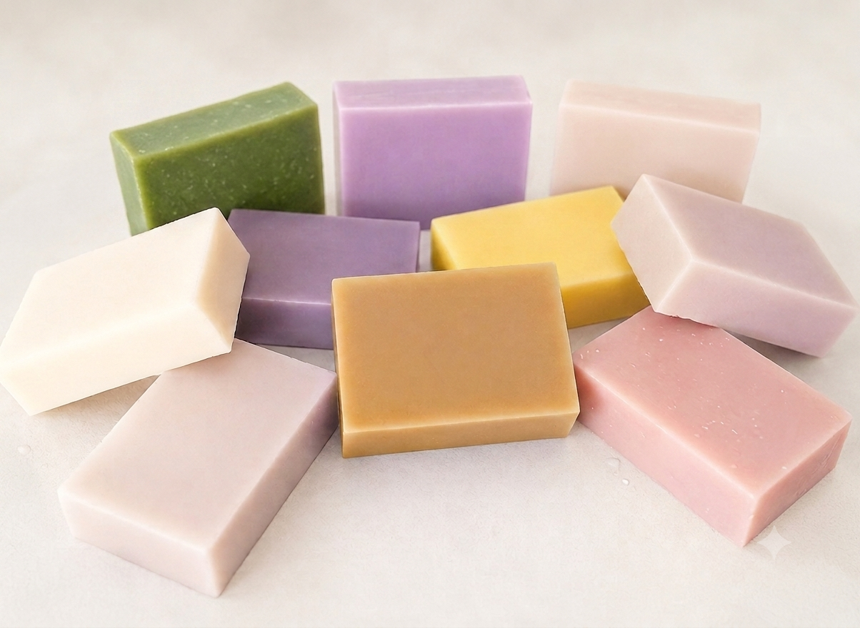 Cherry Blossom Scented Soap: Luxury Organic Vegan Soap, Handmade in UK