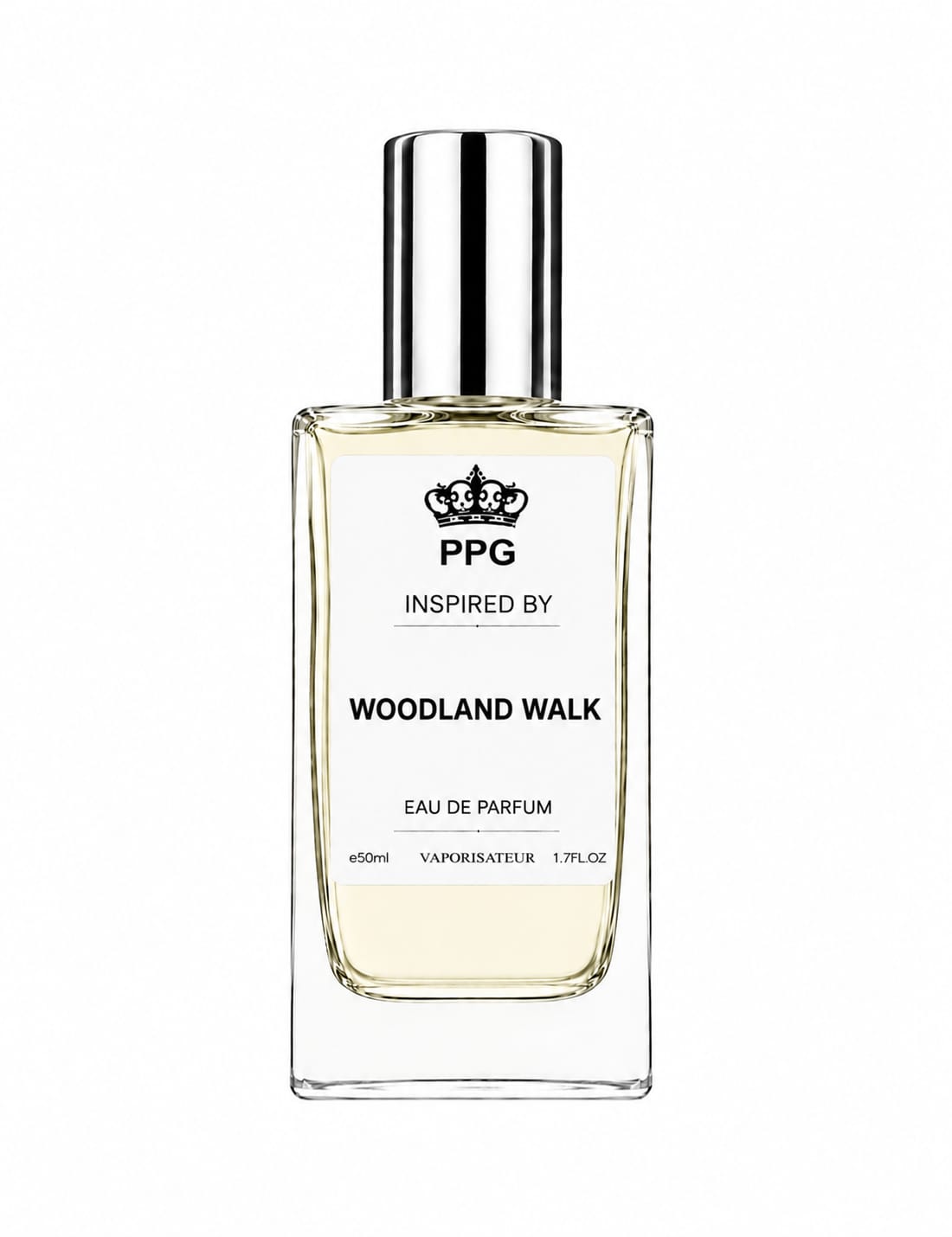 Woodland Walk Perfume Spray: Fresh Earthy Woody Mossy Scent, Vegan EDP 50ml