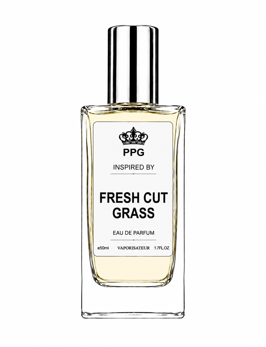 Fresh Cut Grass Perfume Spray: Vibrant Crisp Fresh Uplifting Scent, Vegan EDP 50ml