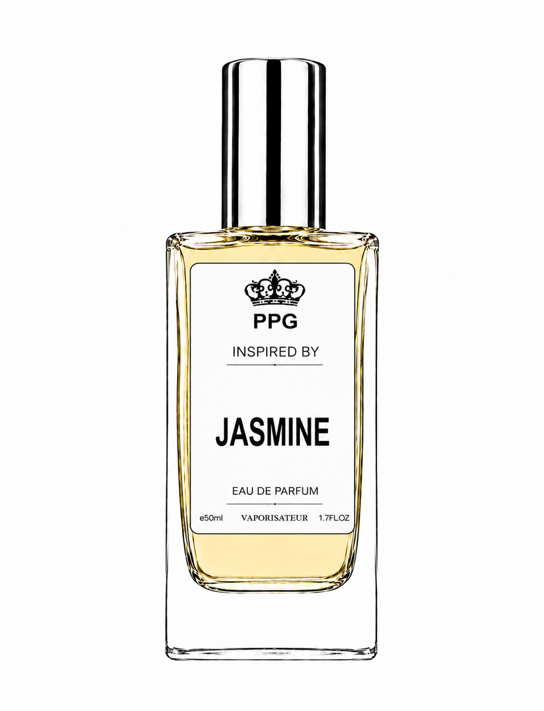 Jasmine Perfume Spray: Rich Blooming Floral Scent, Vegan EDP 50ml