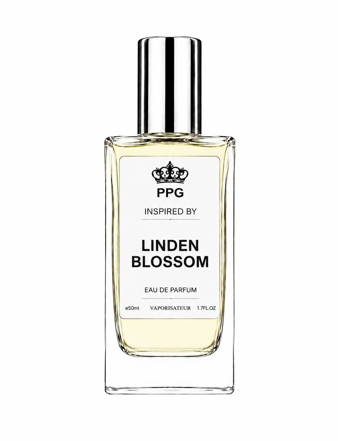 Linden Blossom Perfume Spray: Rich Sweet Gourmand Scent, Vegan EDP 50ml