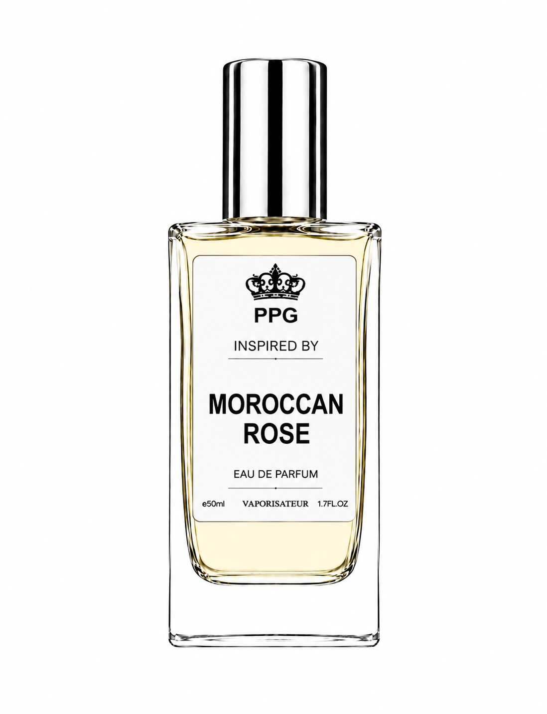 Moroccan Rose Perfume Spray: Exotic Floral Musky Scent, Vegan EDP 50ml