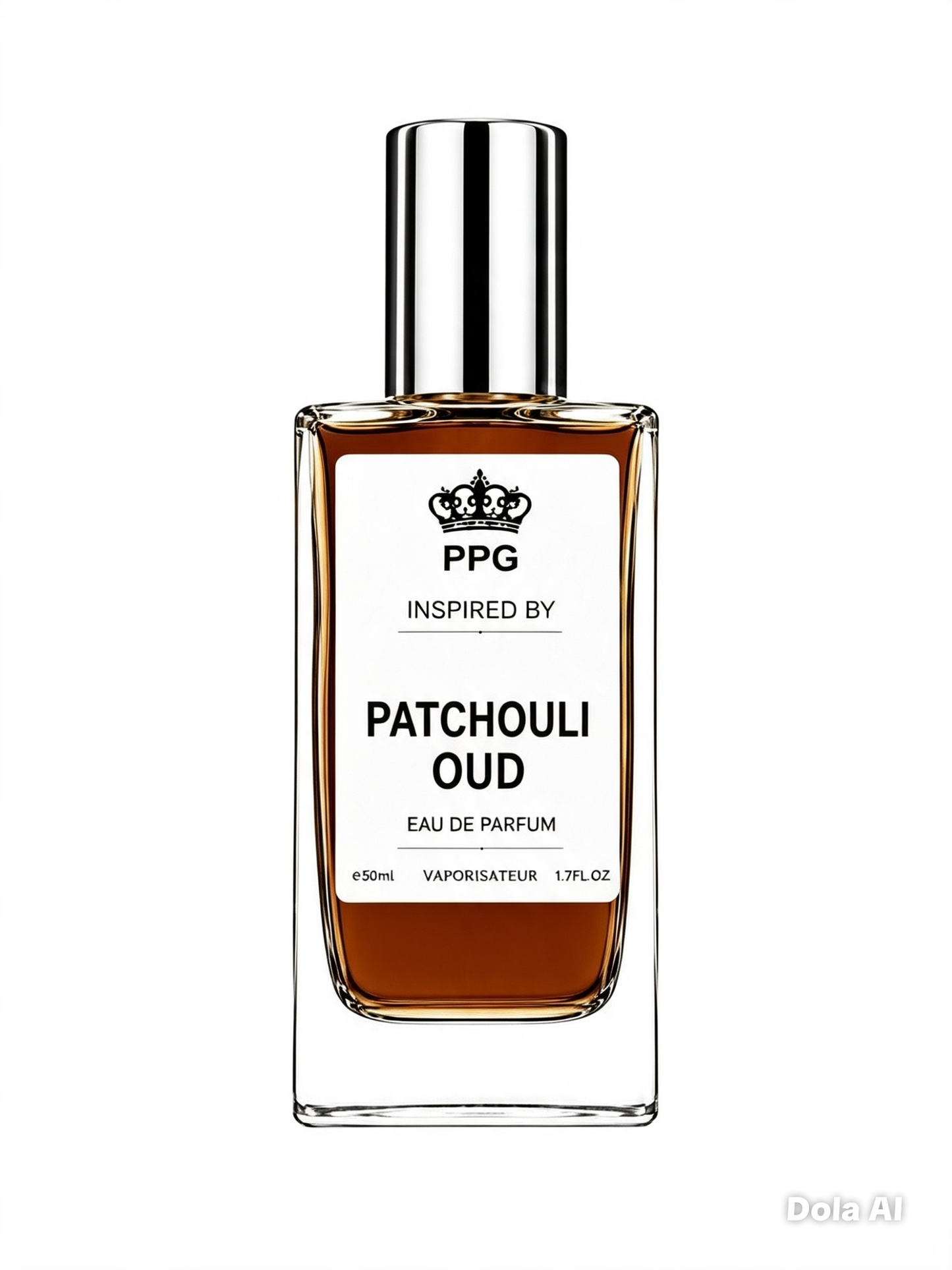 Patchouli Oud Perfume Spray: Rich Earthy Woody Scent, Vegan EDP 50ml
