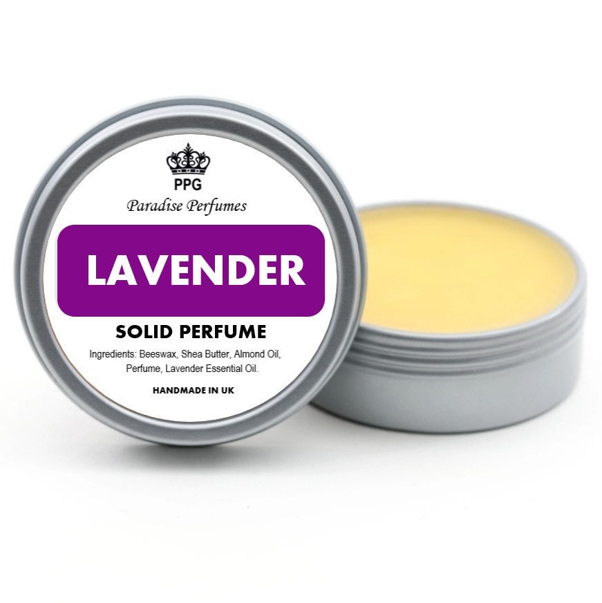 Lavender Solid Perfume: Handmade Alcohol-Free Fragrance Balm