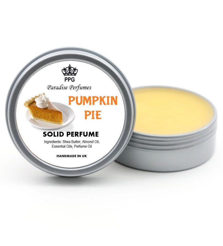 Pumpkin Pie Solid Perfume: Handmade Spice Scent (15ml)