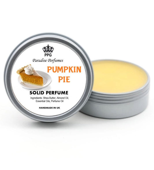 Pumpkin Pie Solid Perfume: Handmade Spice Scent (15ml)