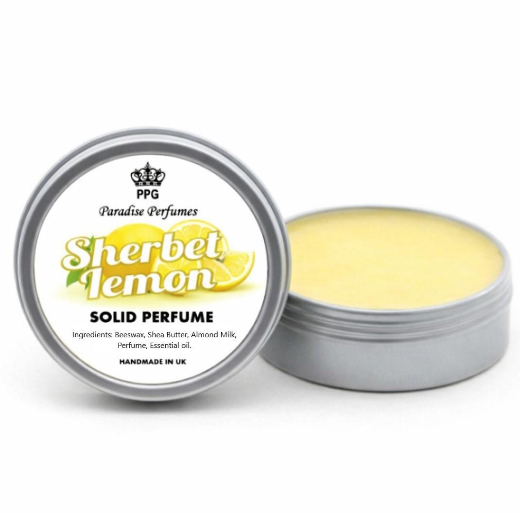 Sherbet Lemon Solid Perfume: Retro Sweets Scent, Handmade in UK