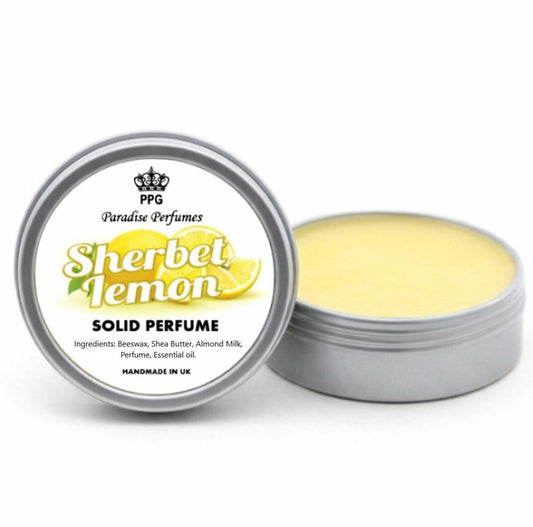 Sherbet Lemon Solid Perfume: Retro Sweets Scent, Handmade in UK