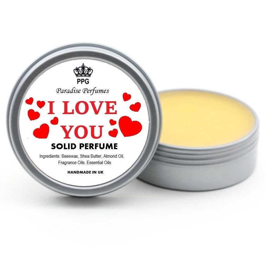 I Love You Solid Perfume: Floral Scent Balm (15ml)