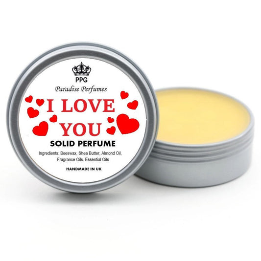 I Love You Solid Perfume: Floral Scent Balm (15ml)