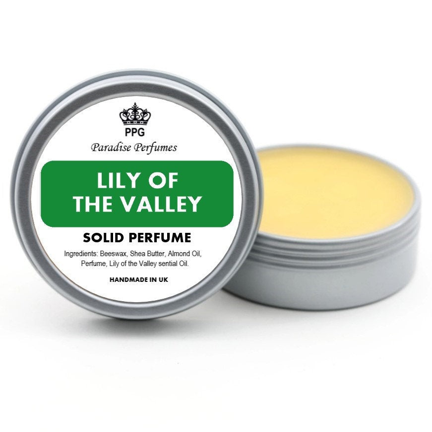 Lily of the Valley Solid Perfume: Handmade, Alcohol-Free Balm (15ml)
