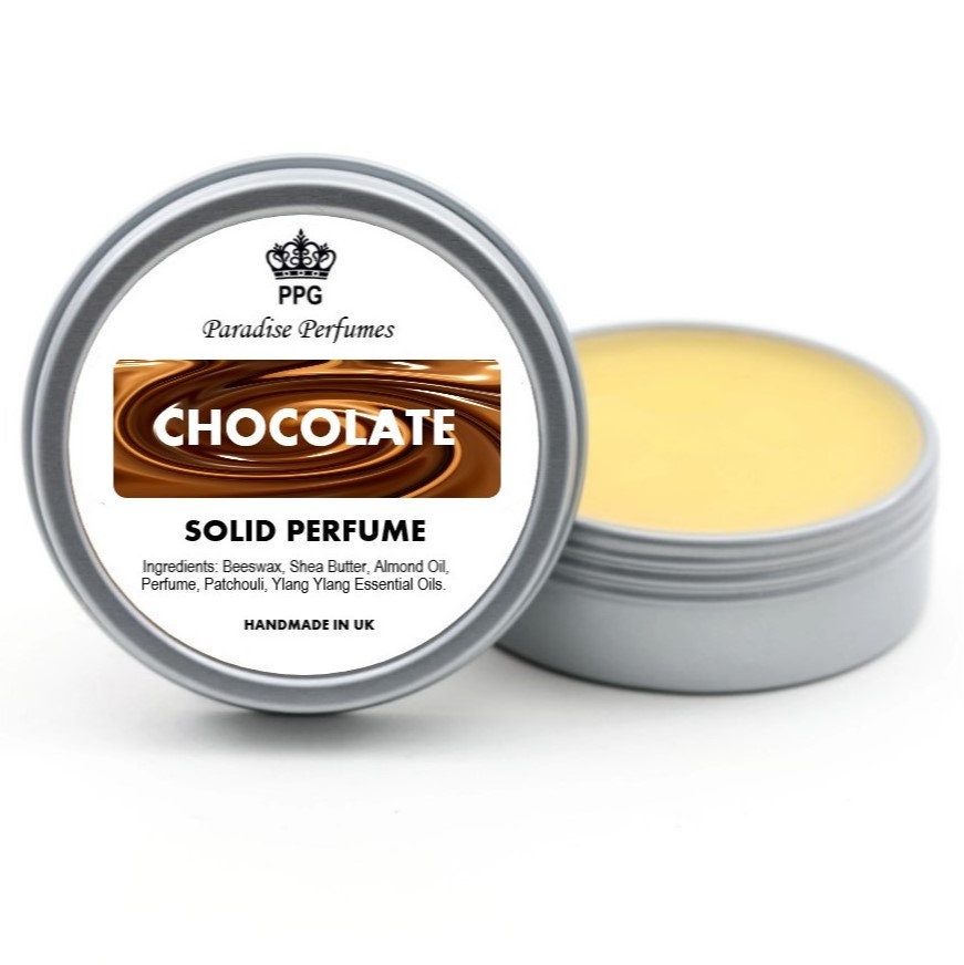 Chocolate Solid Perfume Balm: Handmade Cruelty-Free Scent (15ml)