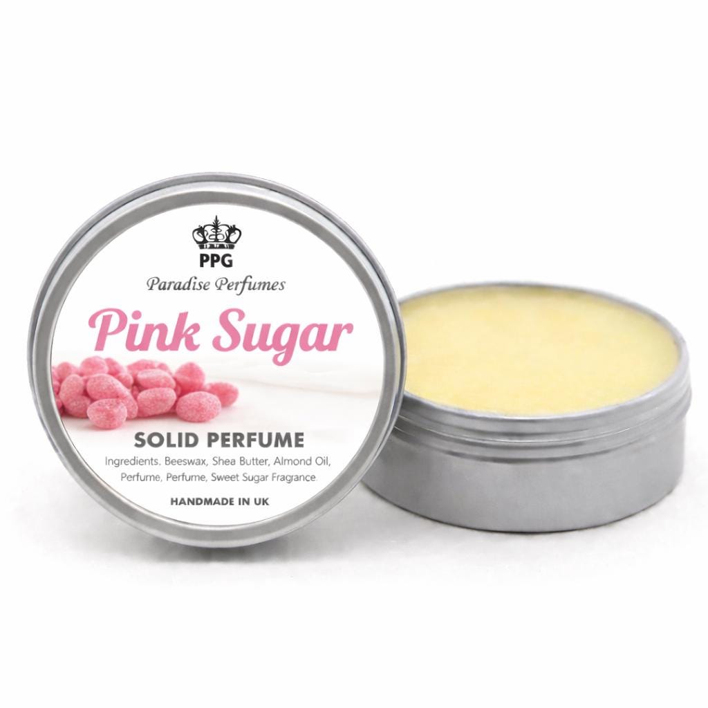 Pink Sugar Scent Solid Perfume: Handmade Balm (15ml)