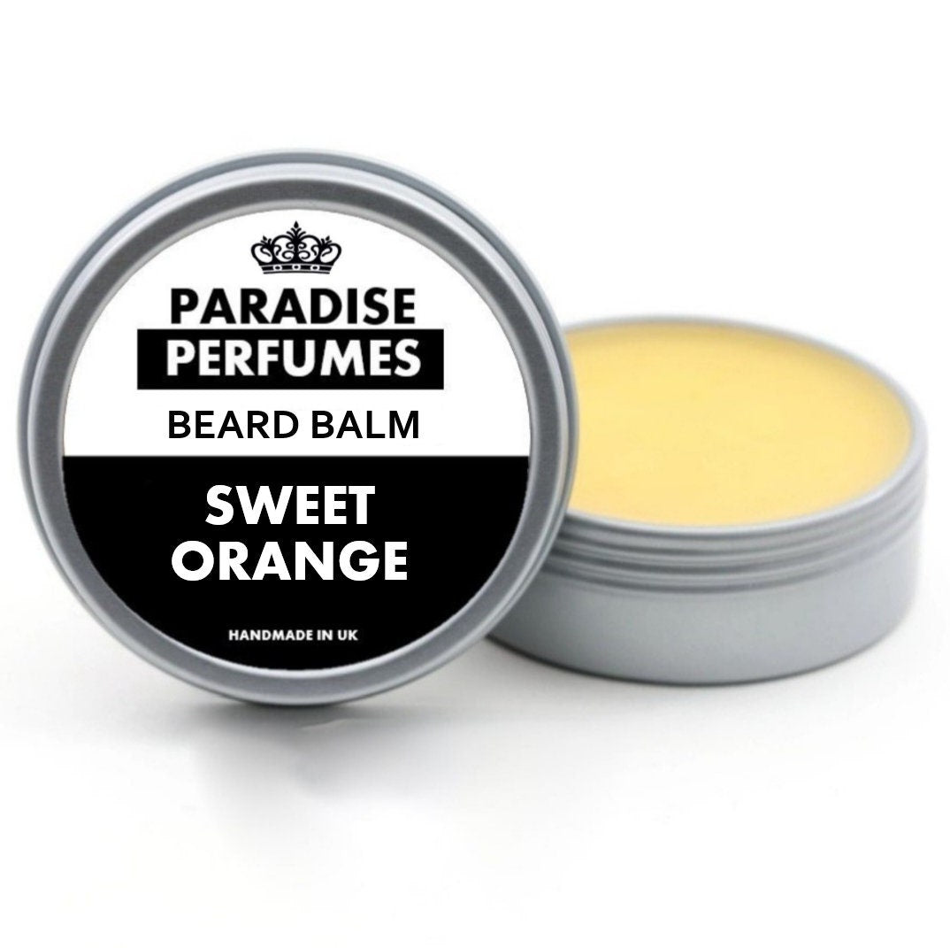 Natural Beard Balm: Sweet Almond & Vitamin E, Various Scents (15ml)