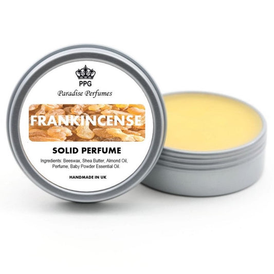 Frankincense Solid Perfume: Handmade Natural Fragrance Balm (15ml)