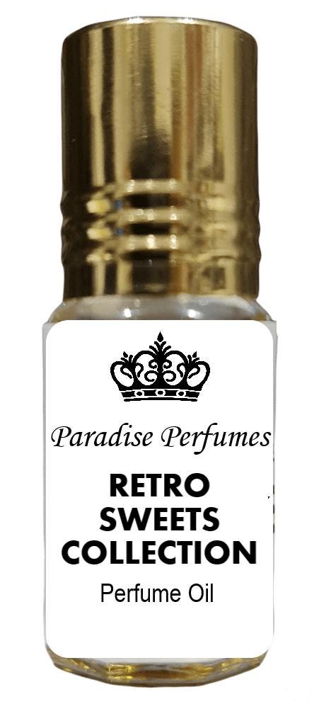 Retro Sweets Roll On Perfume Oil 3ml: Vegan Alcohol-Free Fragrance
