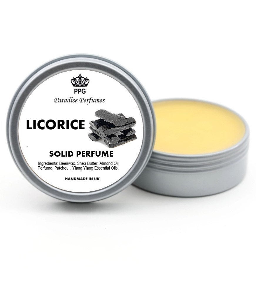 Licorice Solid Perfume: Handmade Fragrance Balm (15ml)