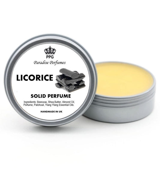 Licorice Solid Perfume: Handmade Fragrance Balm (15ml)