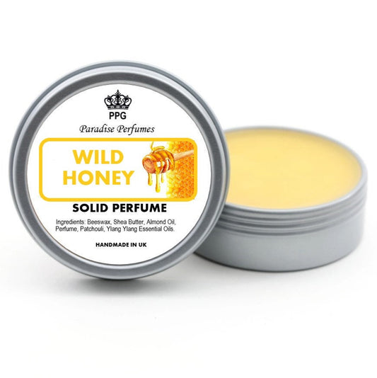 Wild Honey Solid Perfume: Handmade Fragrance Balm (15ml)