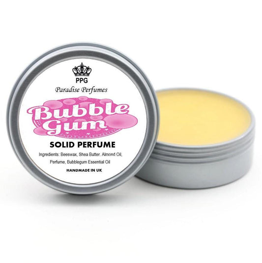 Bubblegum Solid Perfume Balm: Handmade Cruelty-Free Juicy Bubble Gum Fragrance (15ml)