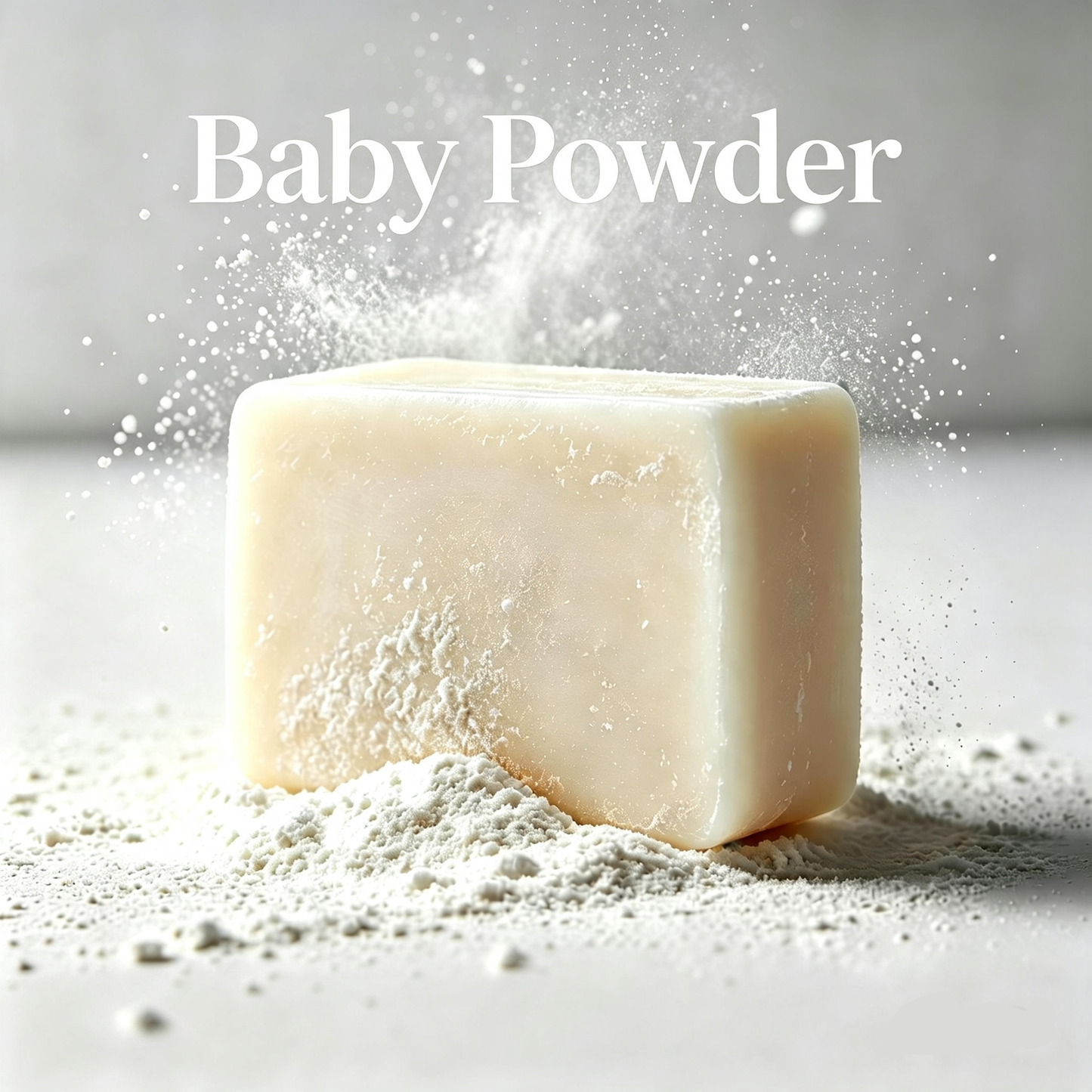 Baby Powder Scented Solid Soap: Handmade Organic Luxury Soap