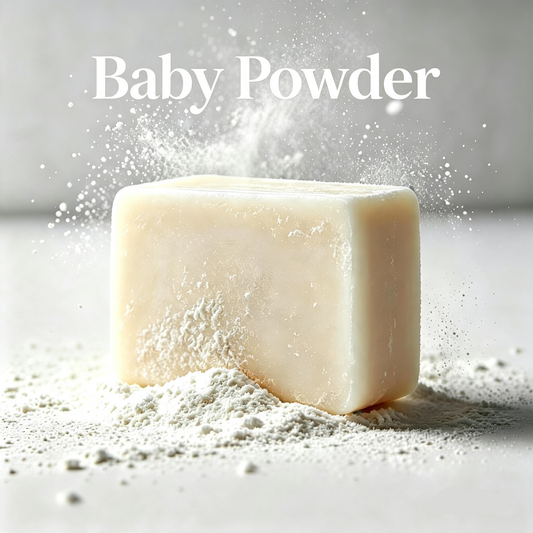 Baby Powder Scented Solid Soap: Handmade Organic Luxury Soap