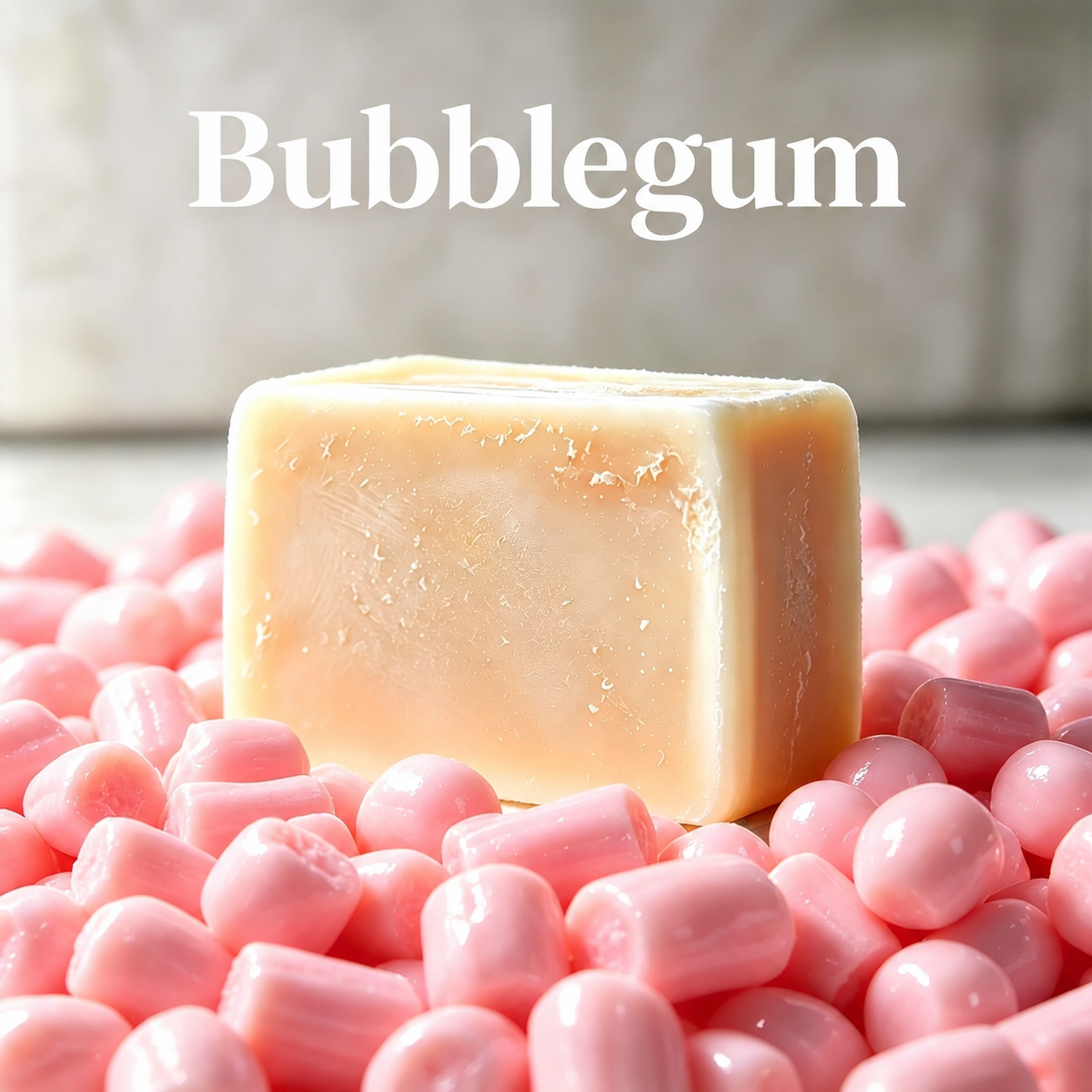 Bubblegum Scented Soap: Luxury Bubble Gum Organic Vegan Soap, Handmade in UK