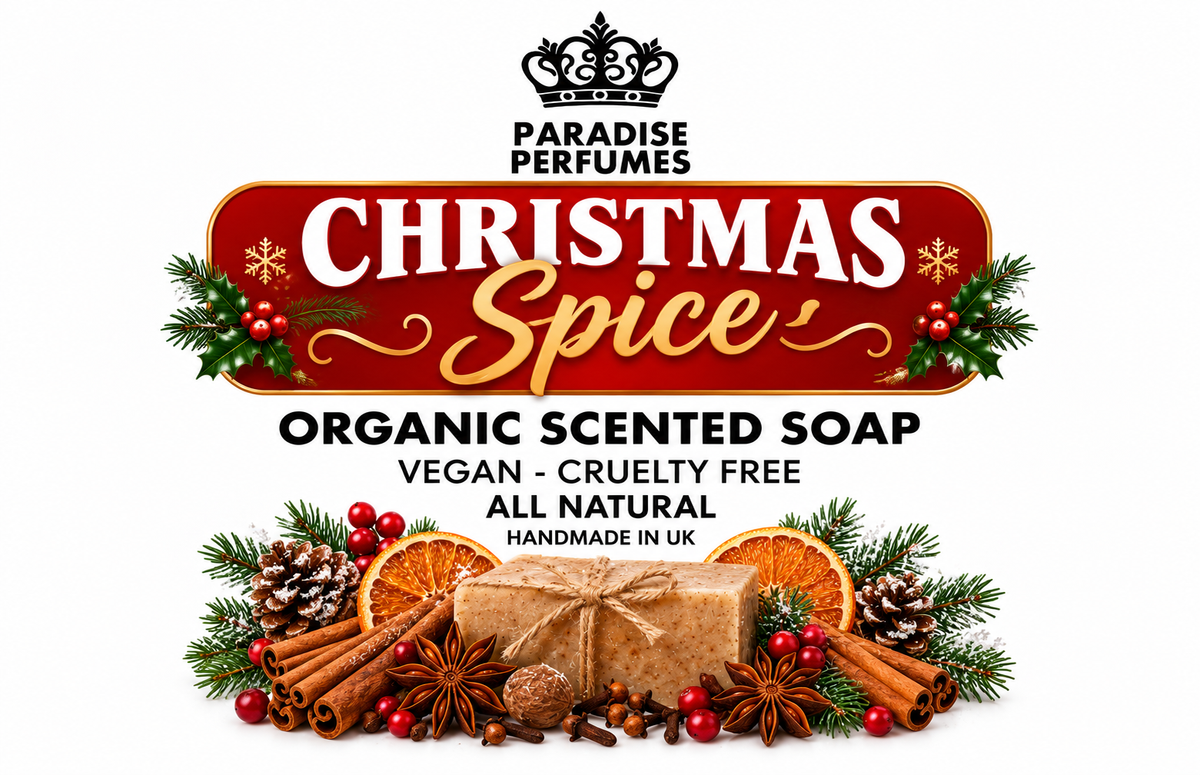Christmas Spice Handmade Soap, Cinnamon, Ginger, Nutmeg & Vanilla, Festive Winter Soap Gift