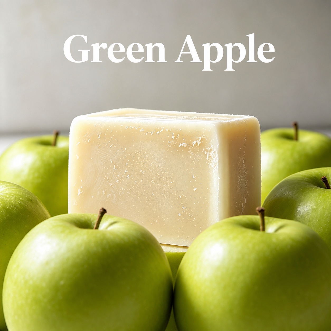 Green Apple Scented Soap: Luxury Organic Vegan Soap, Handmade in UK