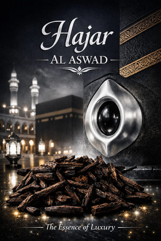 Hajar Al Aswad Bakhoor: Oud Rose Amber Arabian Home Fragrance Incense 5g 10g 15g 20g