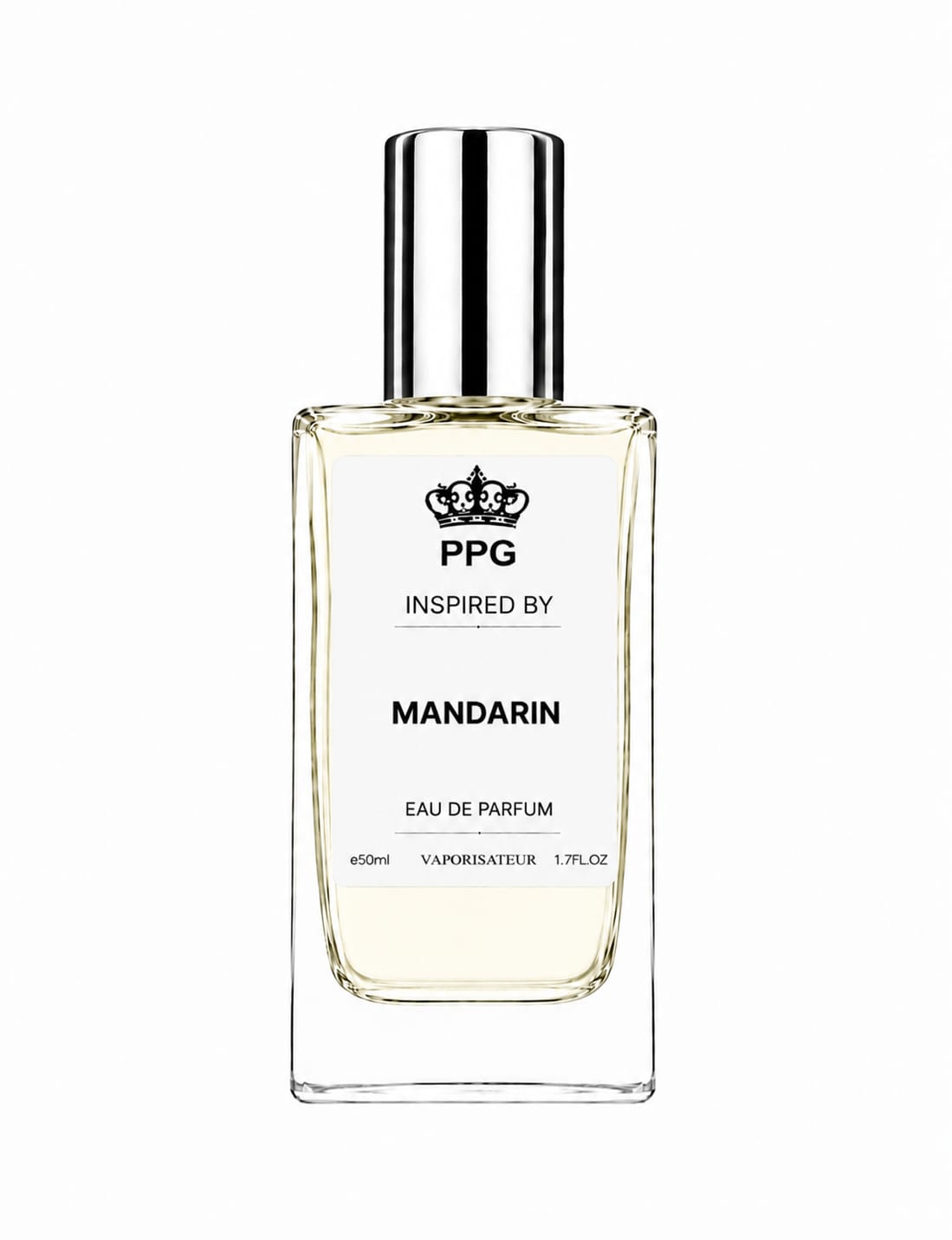 Mandarin Perfume Spray: Fresh Uplifting Juicy Citrus Scent, Vegan EDP 50ml