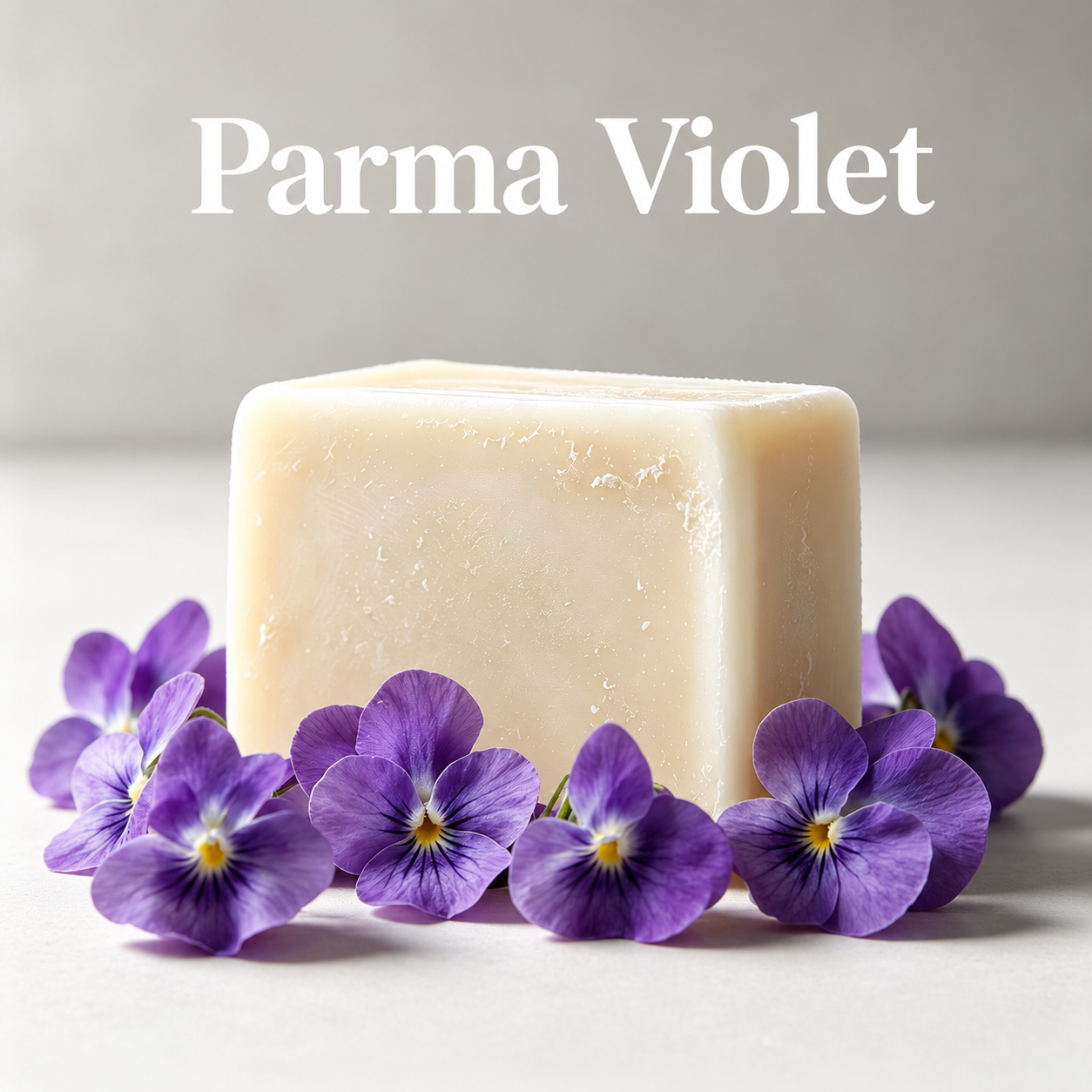 Parma Violet Scented Soap: Luxury Organic Vegan Soap, Handmade in UK