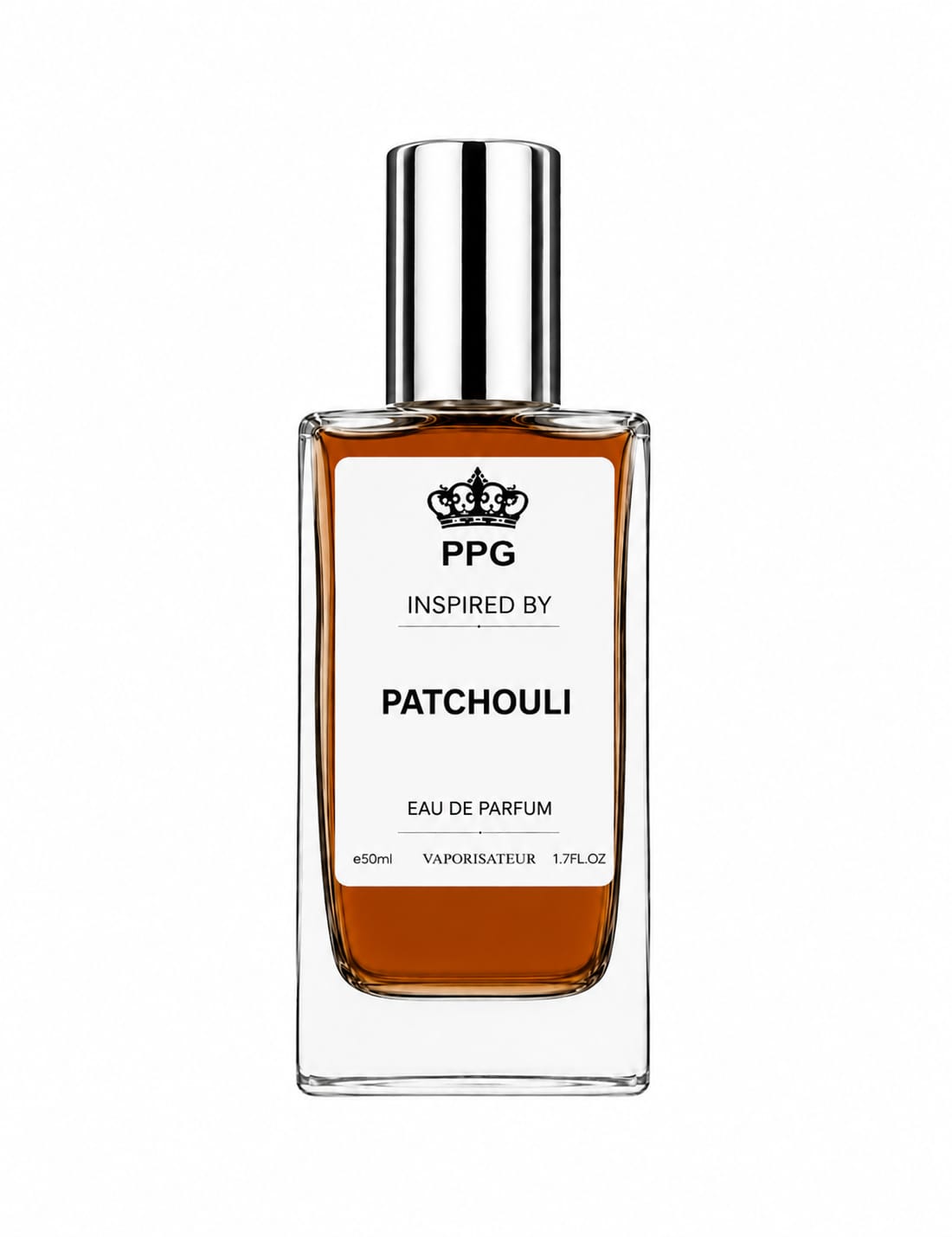 Patchouli Perfume Spray: Earthy Classic Scent, Vegan EDP 50ml
