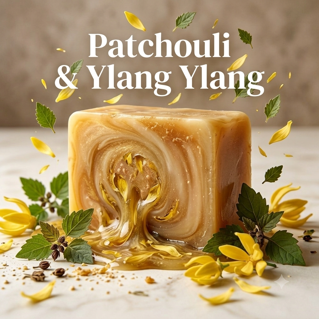 Patchouli Ylang Ylang Soap: Luxury Organic Scented, Handmade