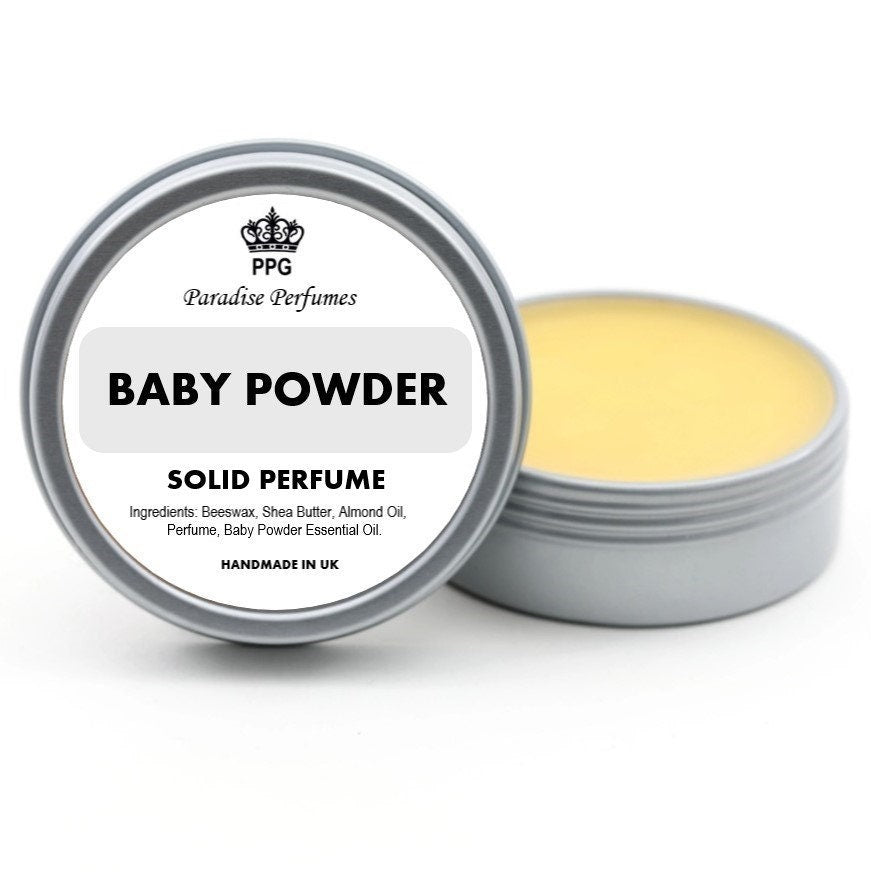 Baby Powder Scent Solid Perfume: Handmade Balm (15ml)