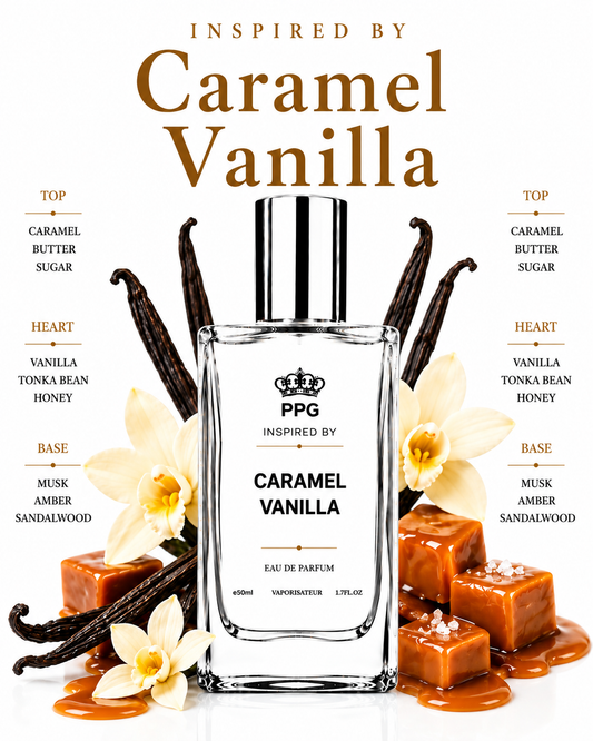 Caramel Vanilla Perfume Spray: Irresistible Sweet Indulgent Gourmand Scent, Vegan EDP 50ml