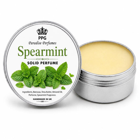 Spearmint Solid Perfume Balm: Handmade Cruelty-Free Fragrance (15ml)