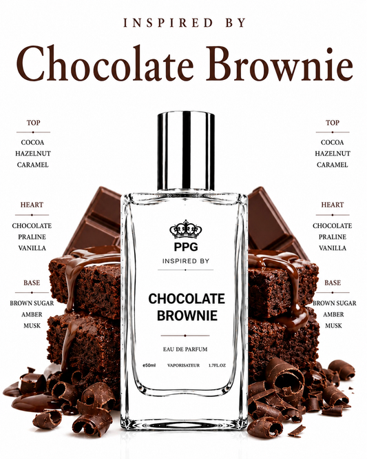 Chocolate Brownie Perfume Spray: Luxurious Rich Fresh Floral Spicy Scent, Vegan EDP 50ml