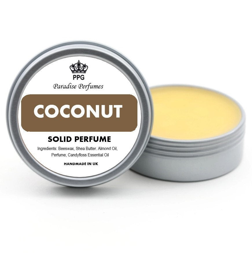 Coconut Solid Perfume: Handmade Alcohol-Free Fragrance Balm