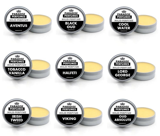 Designer Type Solid Cologne: Natural Fragrance Scent Balm (15ml)