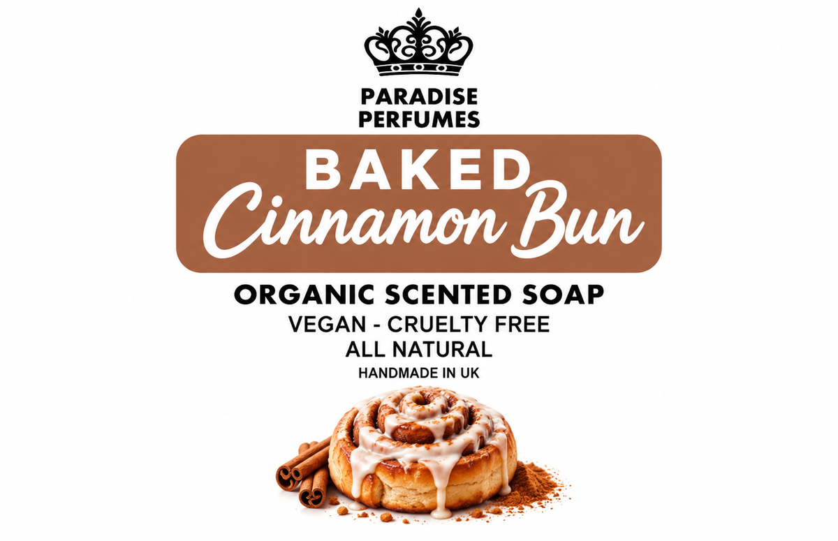 Baked Cinnamon Bun Soap – Sweet Bakery Scented Soap Bar with Warm Cinnamon Spice