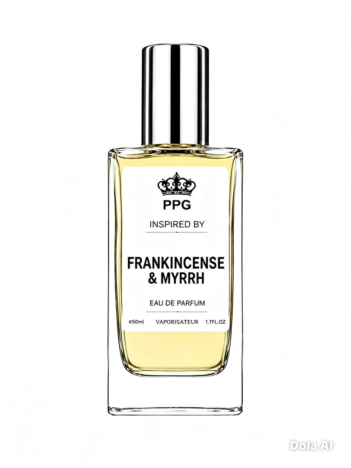 Frankincense & Myrrh Perfume Spray: Warm Captivating Resinous Scent, Vegan EDP 50ml