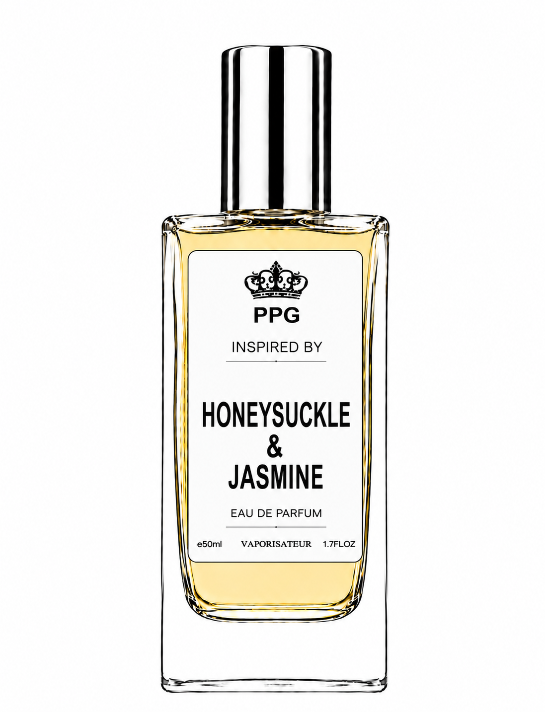 Honeysuckle & Jasmine Perfume Spray: Enchanting Sweet Nectar Floral Scent, Vegan EDP 50ml