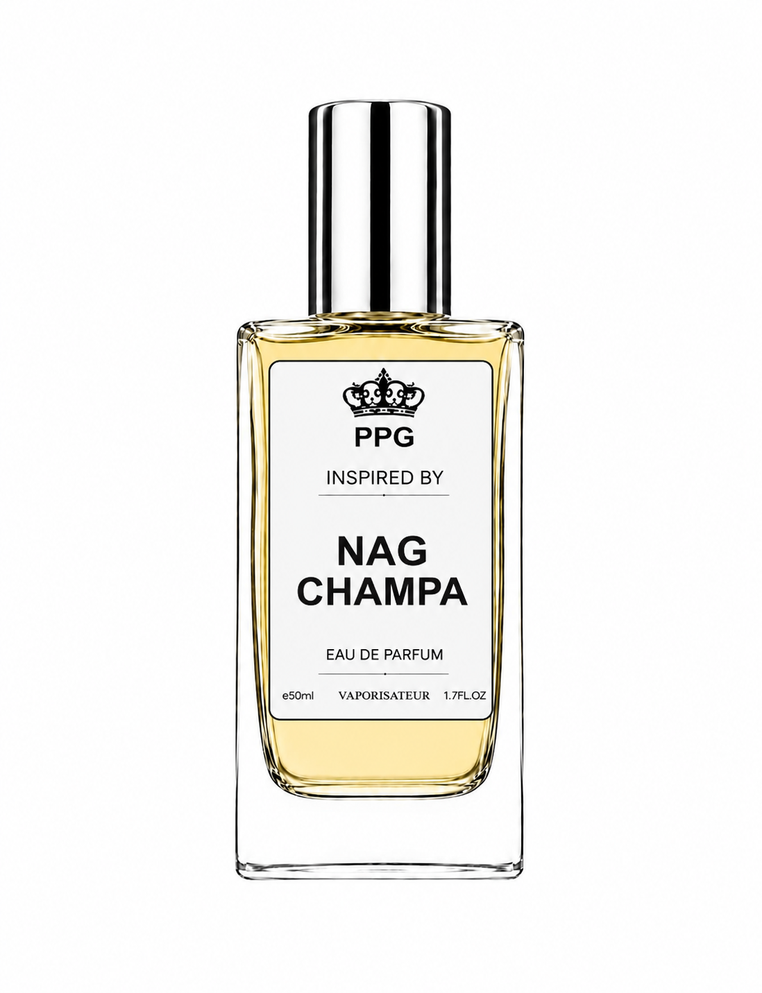 Nag Champa Perfume Spray: Rich Oriental Classic Incense Scent, Vegan EDP 50ml
