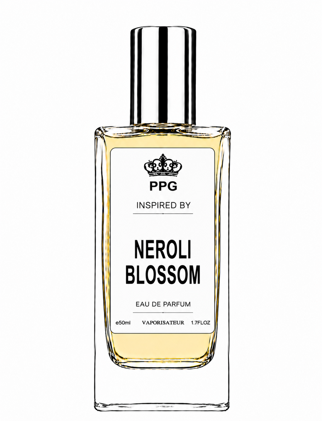 Neroli Blossom Perfume Spray: Sparkling Fresh Citrus Woody Scent, Vegan EDP 50ml