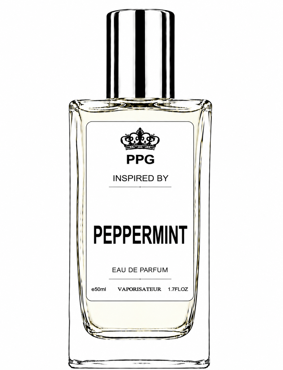 Peppermint Perfume Spray: Refreshing Crisp Cool Mint Scent Vegan EDP 50ml