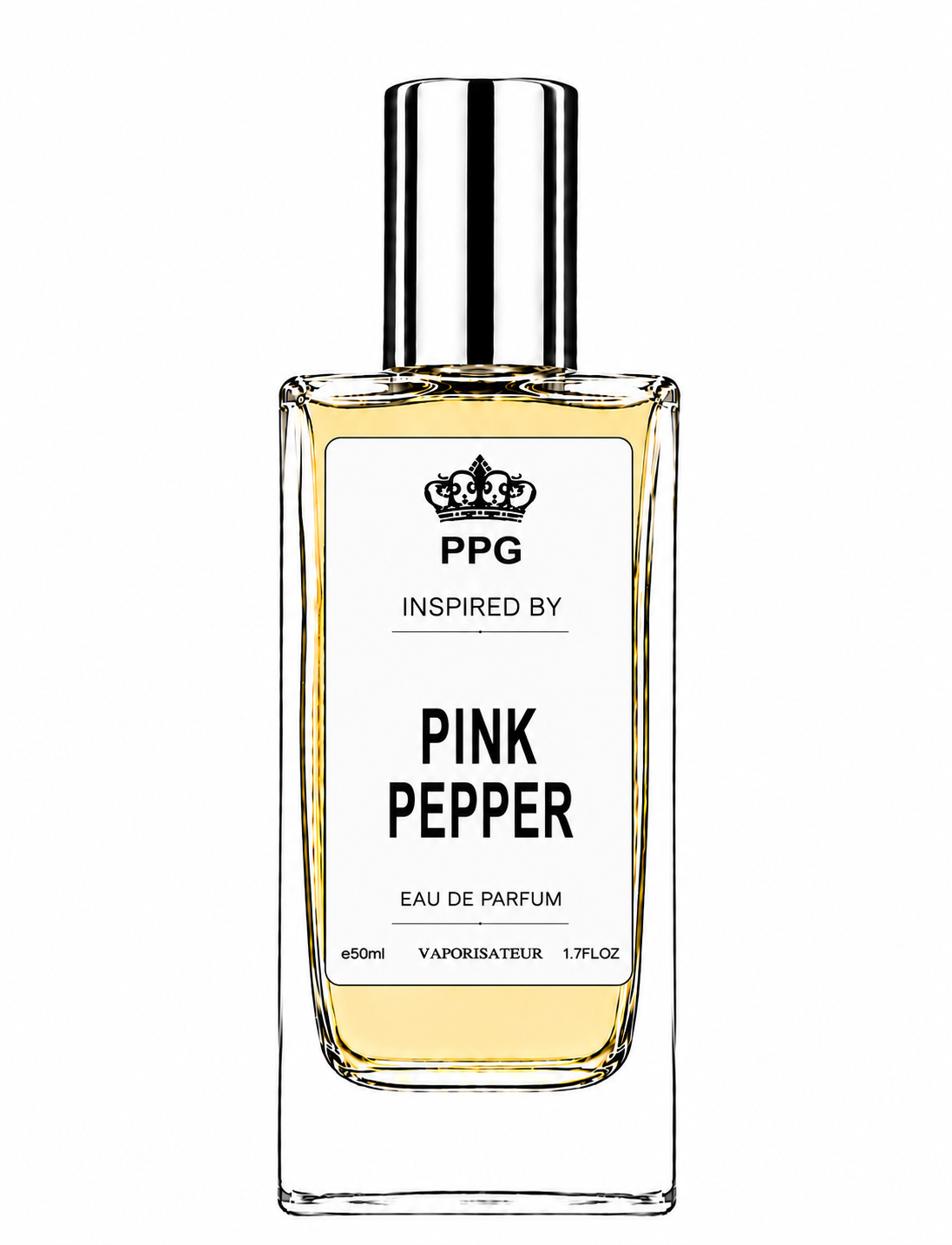 Pink Pepper Perfume Spray: Luxurious Rich Fresh Spicy Scent, Vegan EDP 50ml