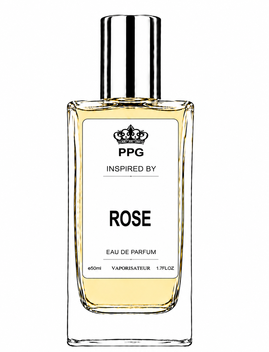 Rose Perfume Spray: Fresh Blooming Floral Scent, Vegan EDP 50ml
